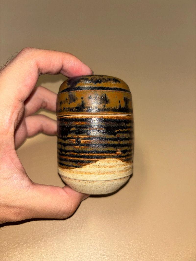 明 黑釉茶叶罐 - 图4
