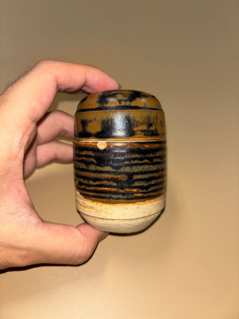 明 黑釉茶叶罐 - 图5