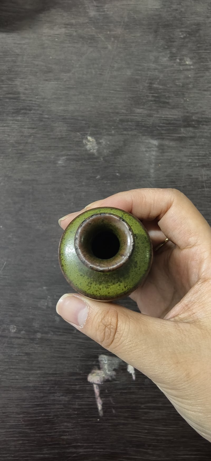 清 茶叶末釉小瓶 - 图4