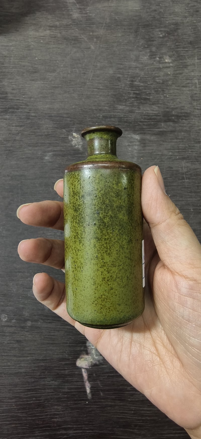 清 茶叶末釉小瓶 - 图6