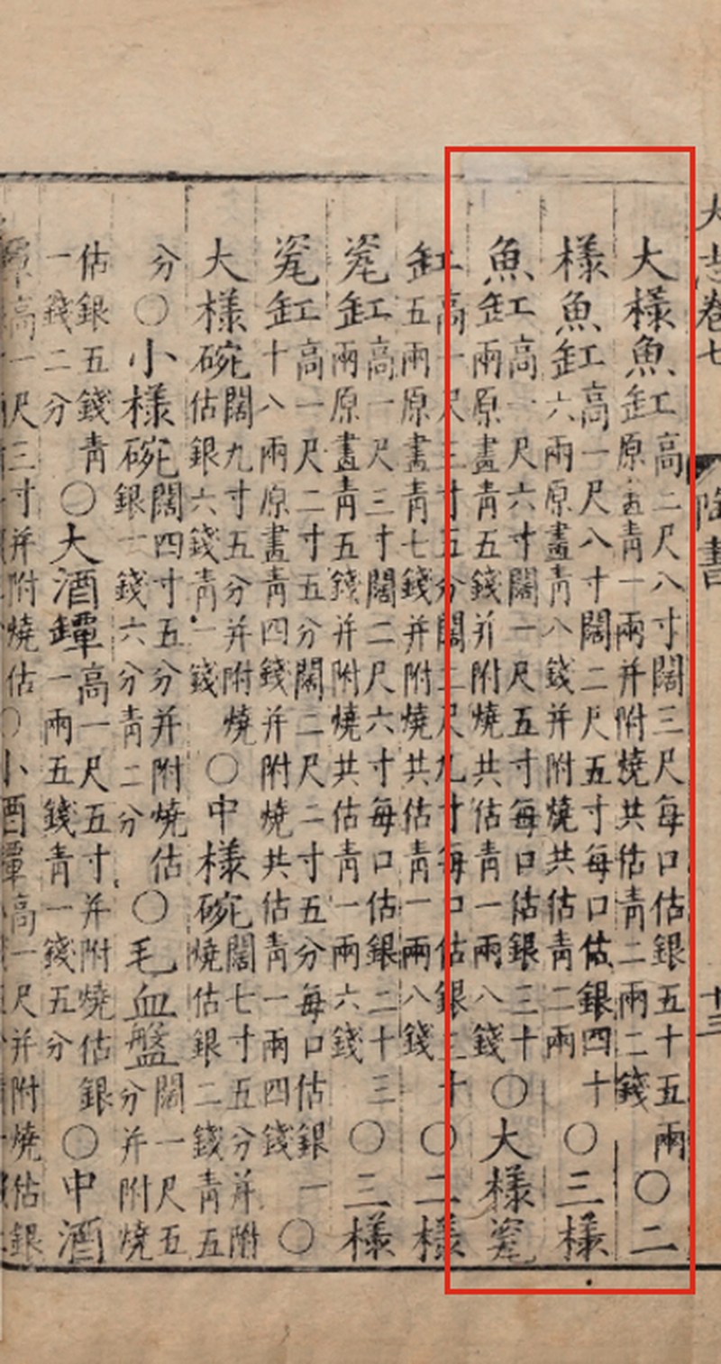 18世纪 青花釉里红鱼藻纹大缸 - 图7