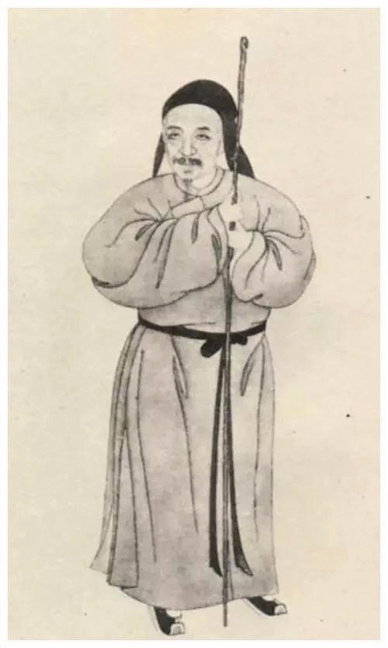 清嘉庆 李兆洛制“松下清斋折露葵”黄花梨笔筒 - 图2