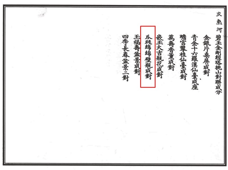 清乾隆 粉彩瑞果花蝶纹瓜棱壁瓶 - 图2