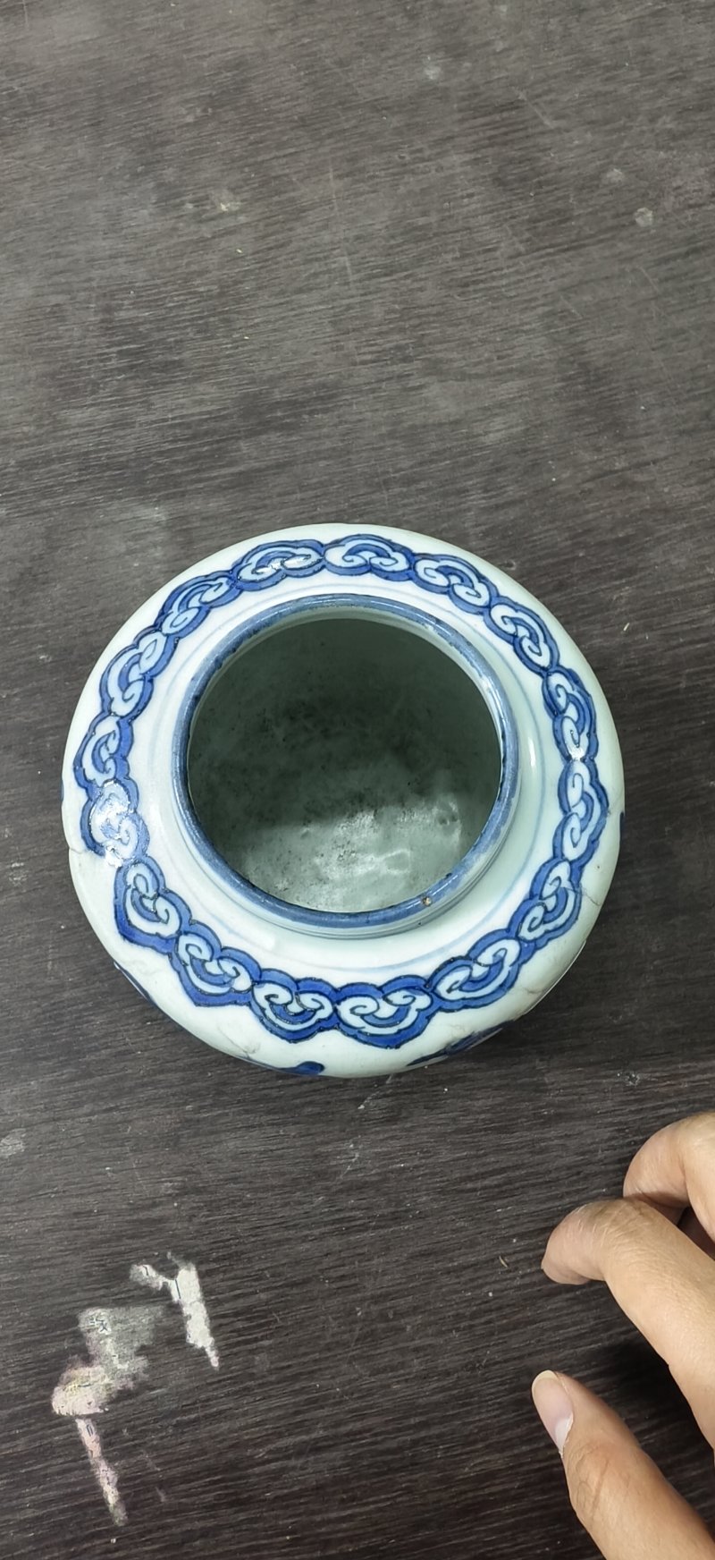 明 青花人物罐 - 图6