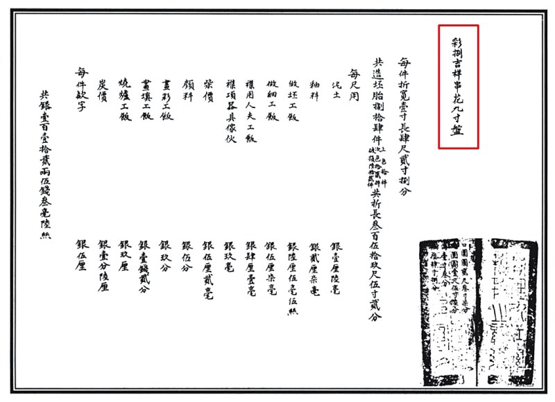 清光绪 粉彩八宝纹大盘 - 图3