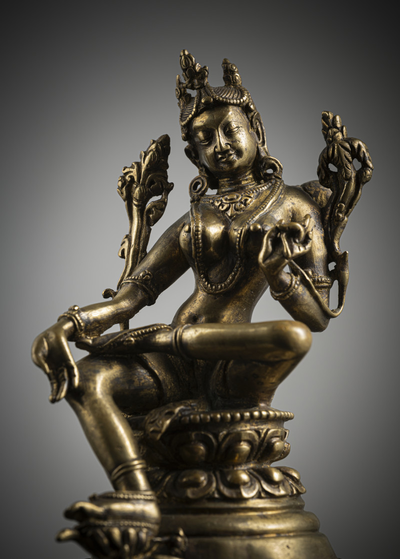 A BRONZE FIGURE OF SYAMATARA - 图5