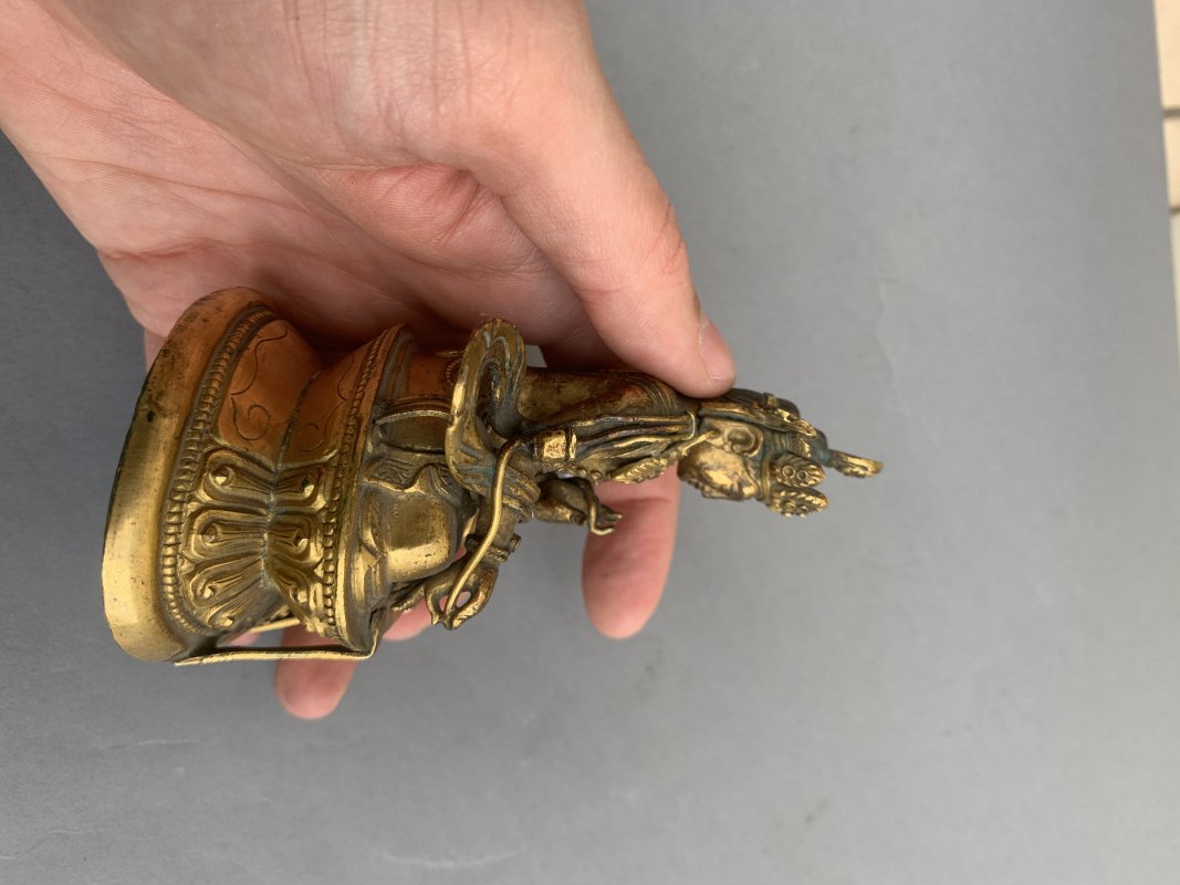 A GILT-COPPER REPOUSSÉ FIGURE OF A BODHISATTVA - 图7