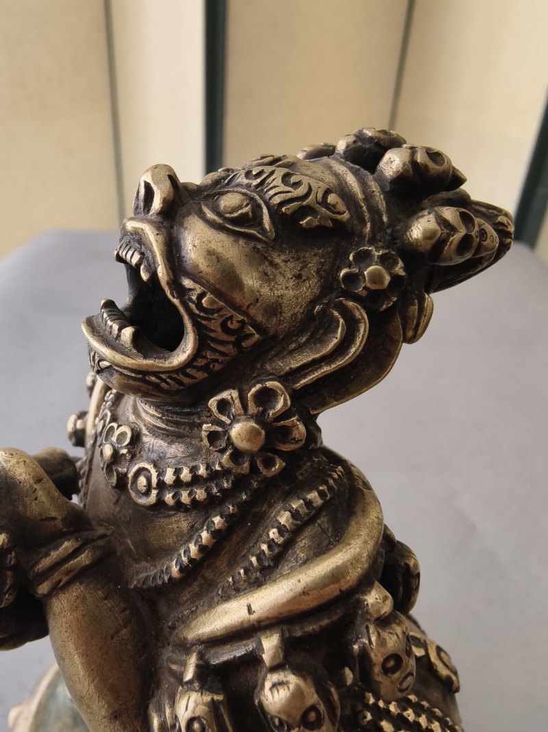 A BRONZE FIGURE OF DHAKA - 图11