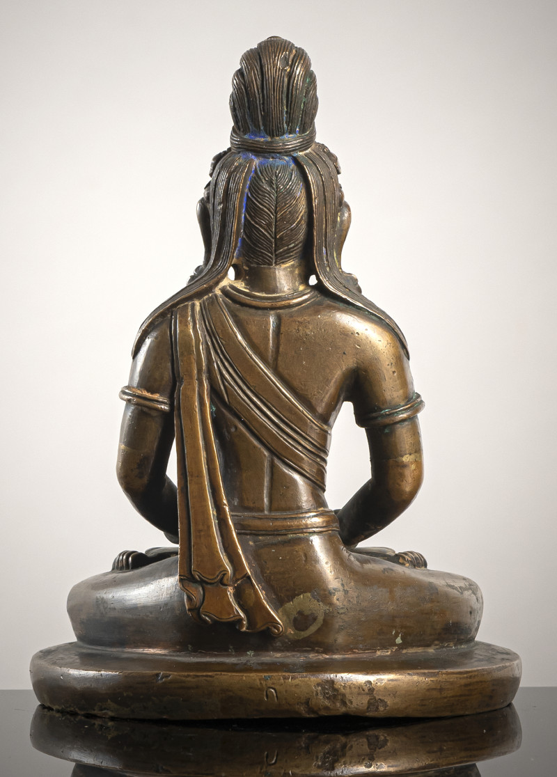 A BRONZE FIGURE OF AMITAYUS - 图2
