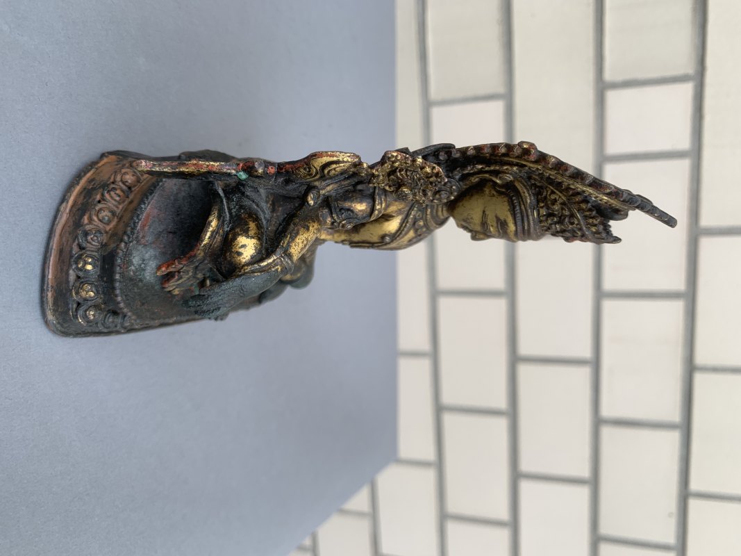 A GILT-COPPER FIGURE OF INDRA - 图9