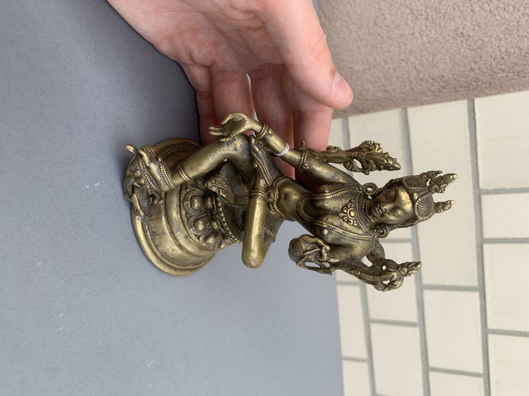 A BRONZE FIGURE OF SYAMATARA - 图6