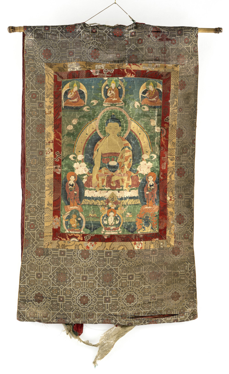A THANGKA DEPICTING BUDHA SHAKYAMUNI - 图2