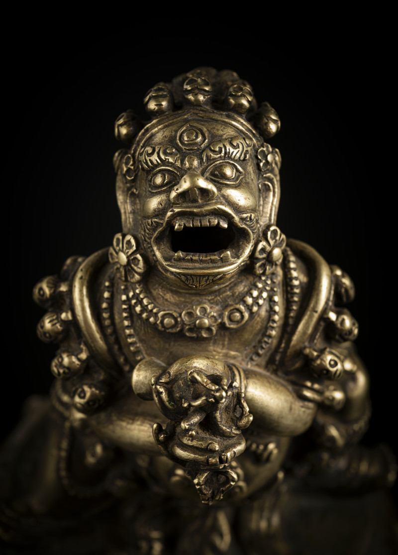 A BRONZE FIGURE OF DHAKA - 图5
