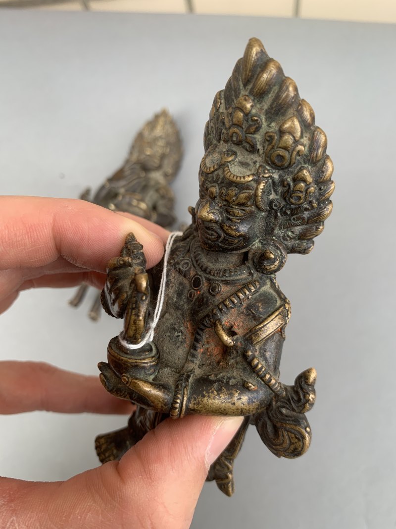 TWO BRONZE FIGURES OF MAHAKALA - 图10