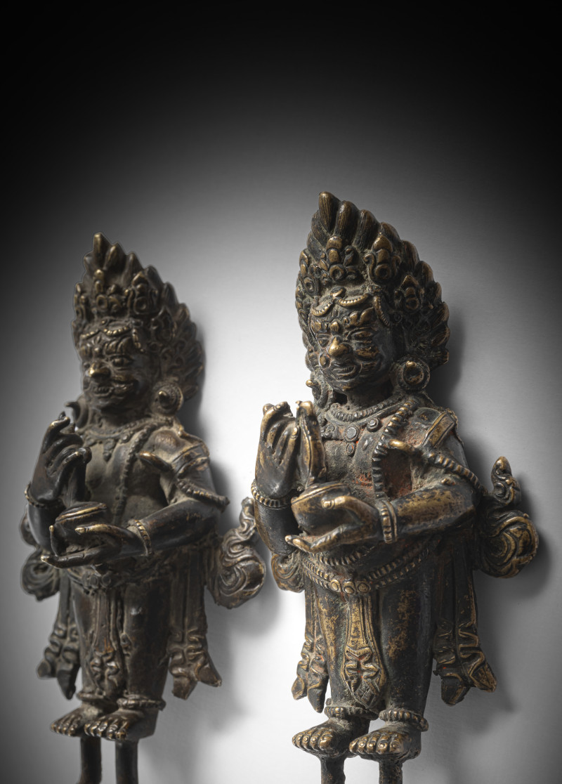 TWO BRONZE FIGURES OF MAHAKALA - 图3
