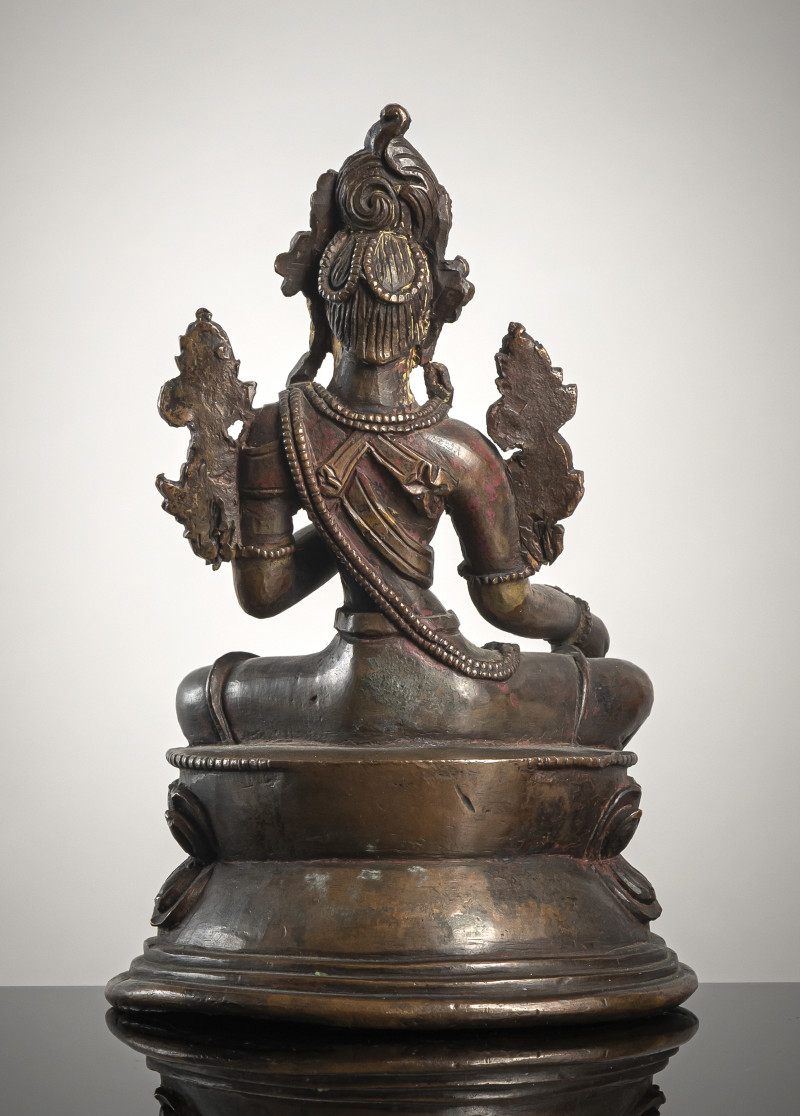 A BRONZE FIGURE OF SYAMATARA - 图2