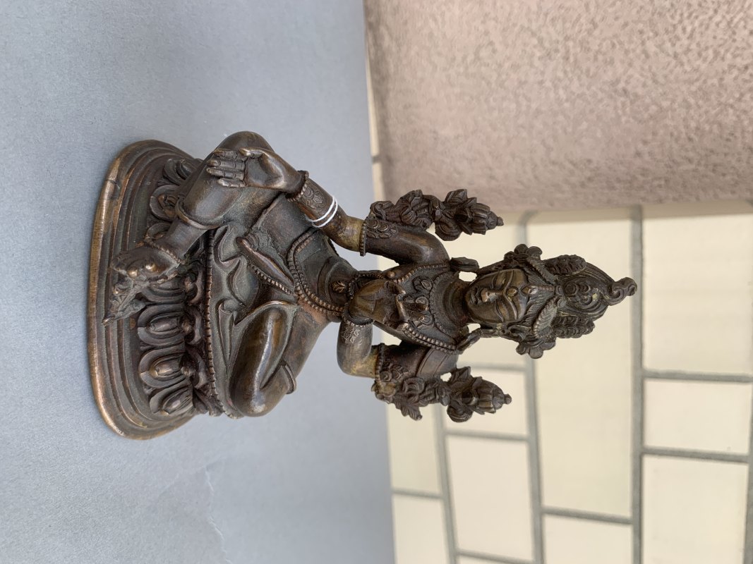 A BRONZE FIGURE OF SYAMATARA - 图6