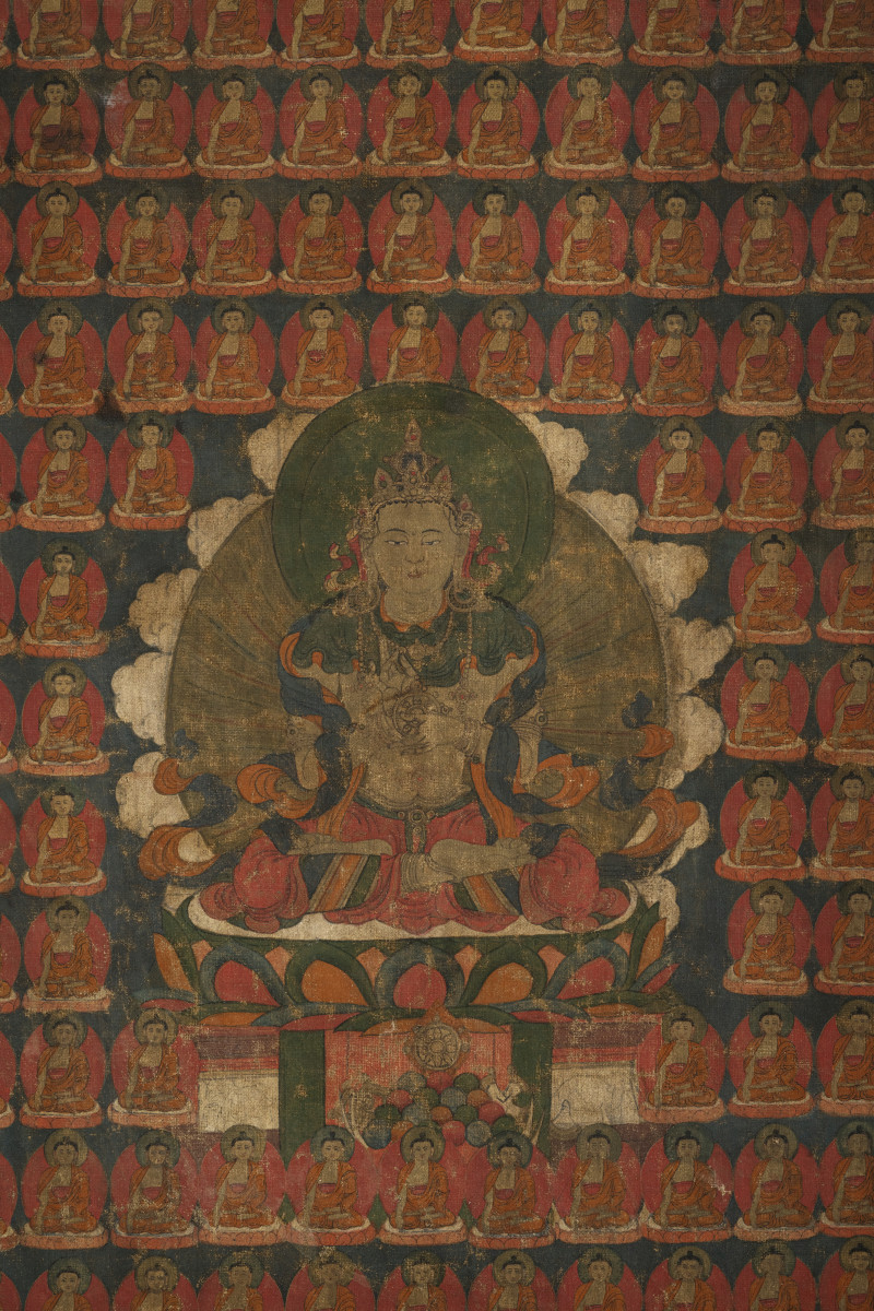 A THANGKA DEPICTING PROBABLY A TATHAGATA - 图3