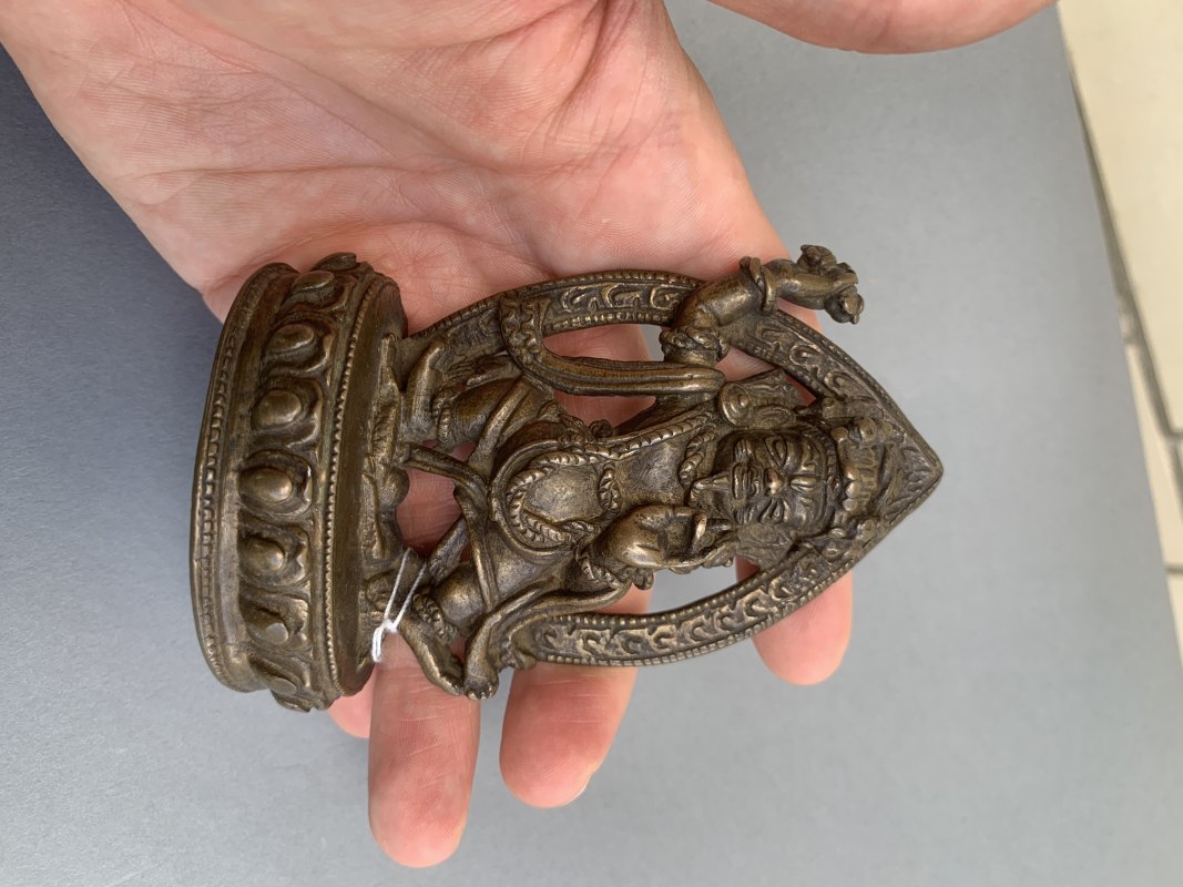 A BRONZE FIGURE OF VAJRAPANI - 图6