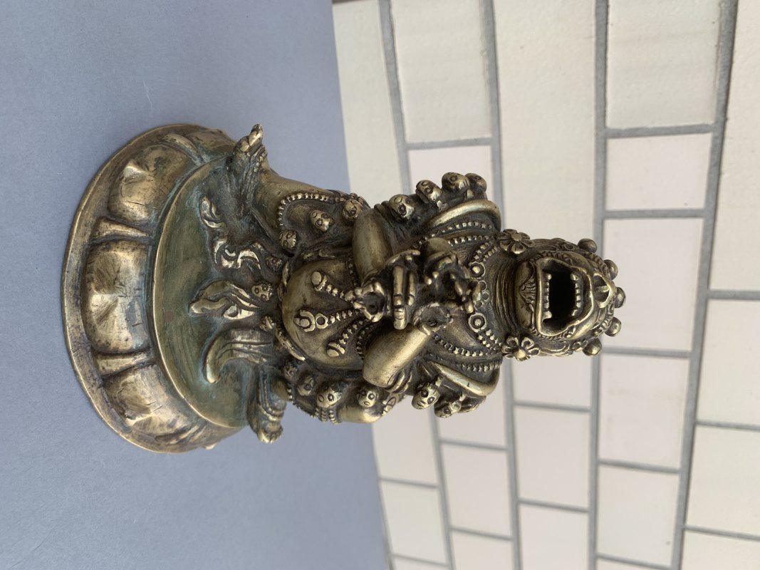 A BRONZE FIGURE OF DHAKA - 图6