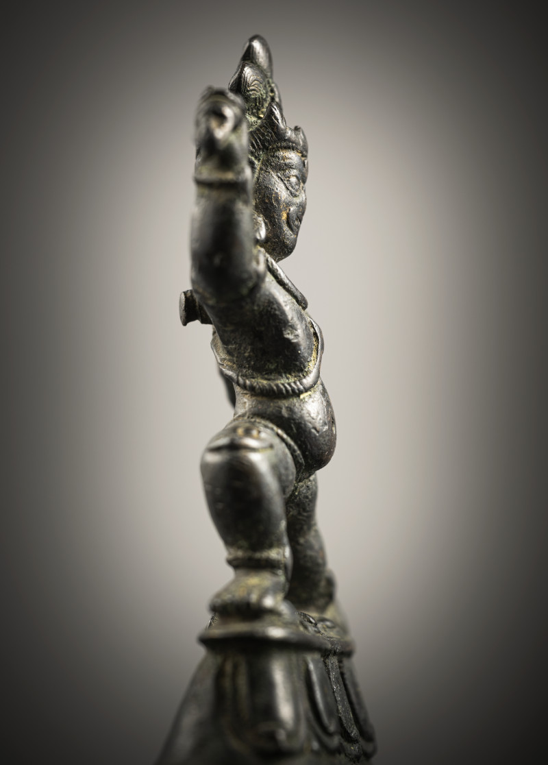 A BRONZE FIGURE OF VAJRAPANI - 图5