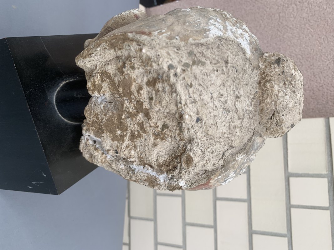 A STUCCO HEAD OF BUDDHA SHAKYAMUNI - 图11