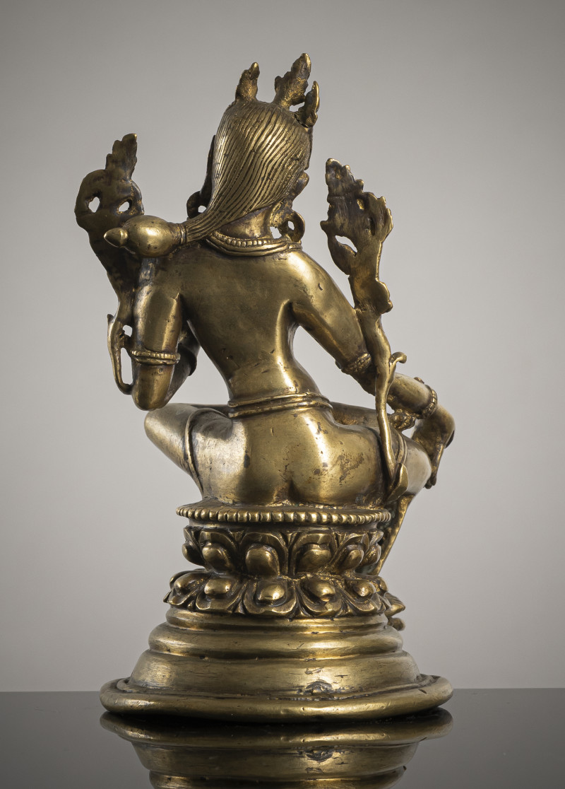 A BRONZE FIGURE OF SYAMATARA - 图2