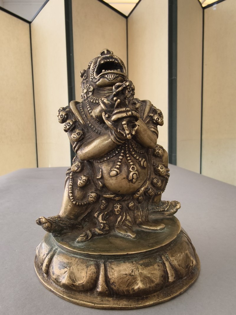 A BRONZE FIGURE OF DHAKA - 图14