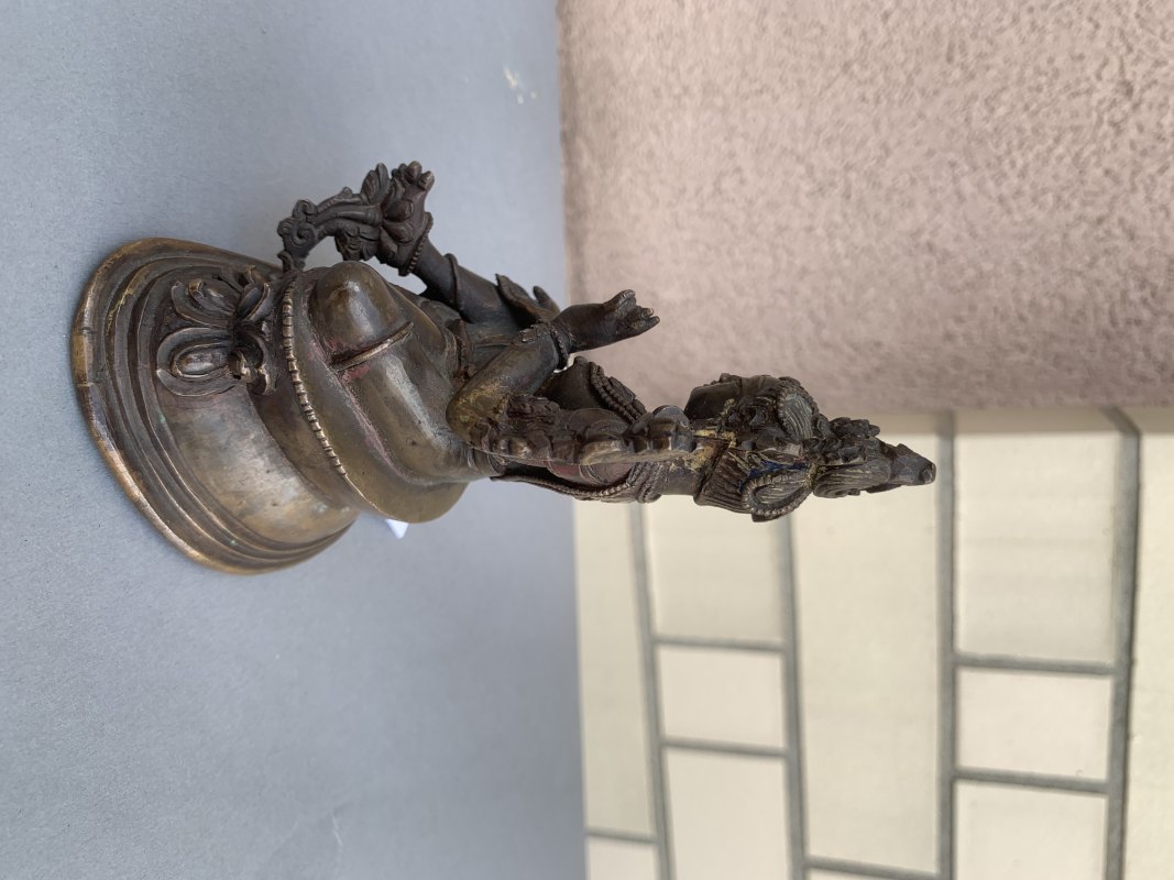 A BRONZE FIGURE OF SYAMATARA - 图7