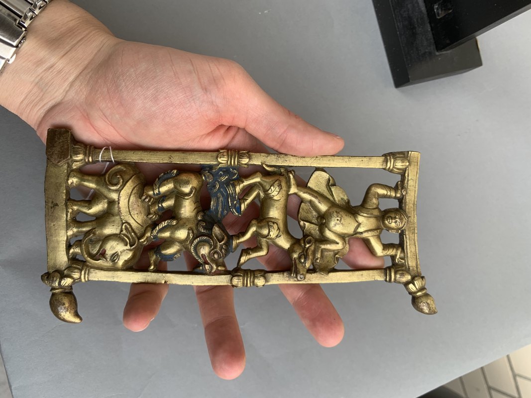 A GILT-BRONZE THRONE SECTION - 图8