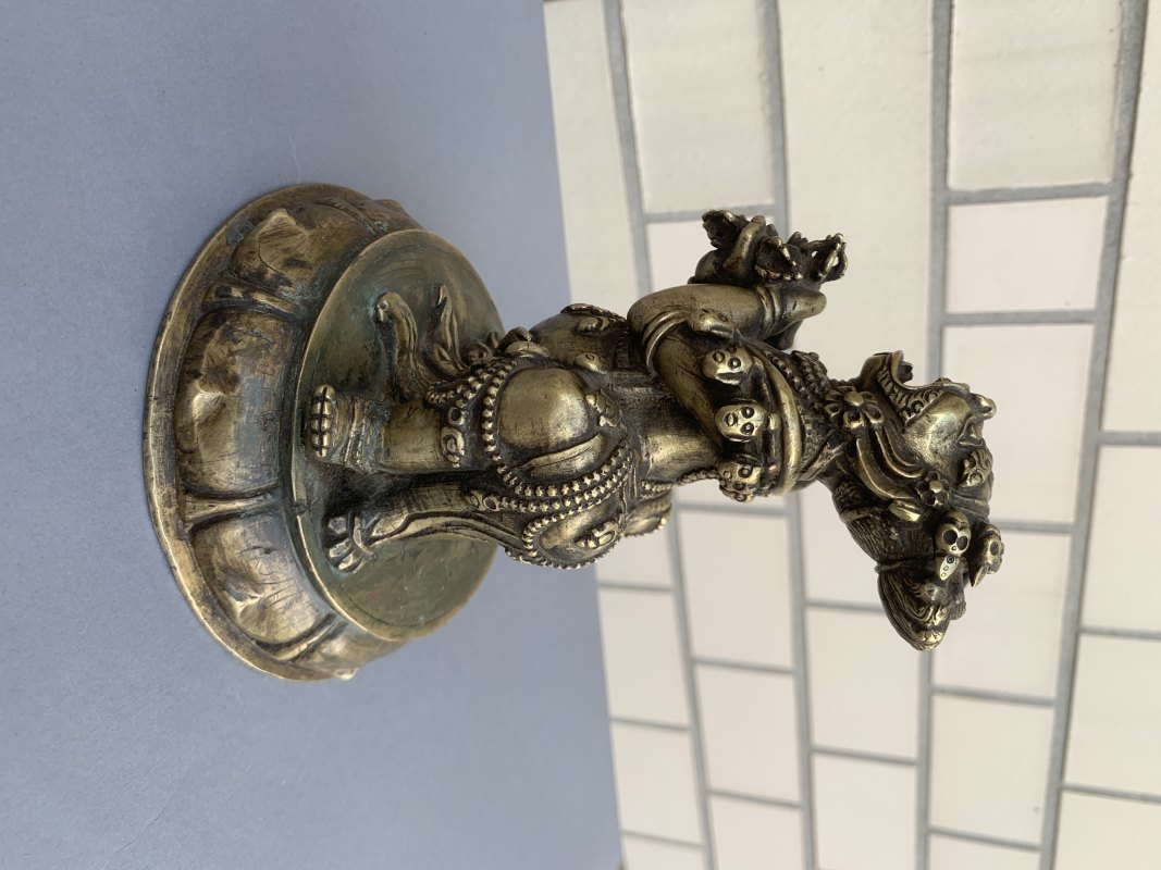 A BRONZE FIGURE OF DHAKA - 图7