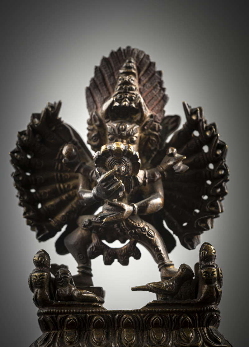 A BRONZE FIGURE OF YAMANTAKA - 图4