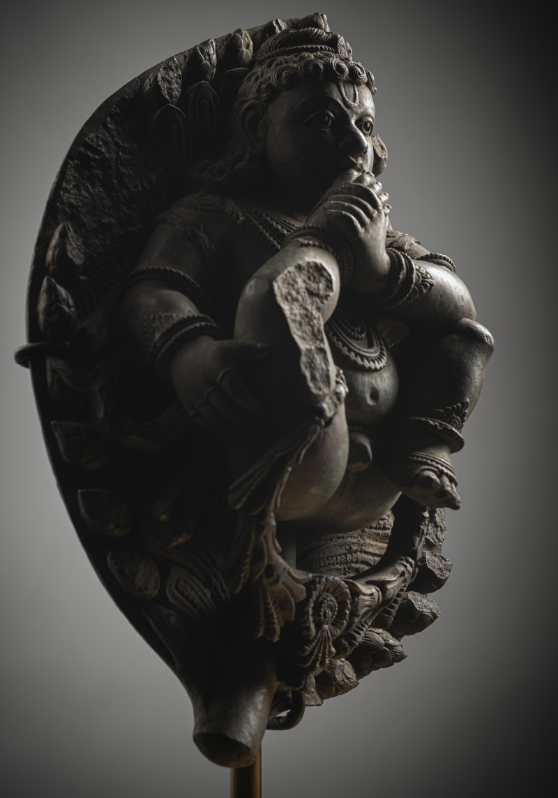 A STONE FIGURE OF KRISHNA - 图3
