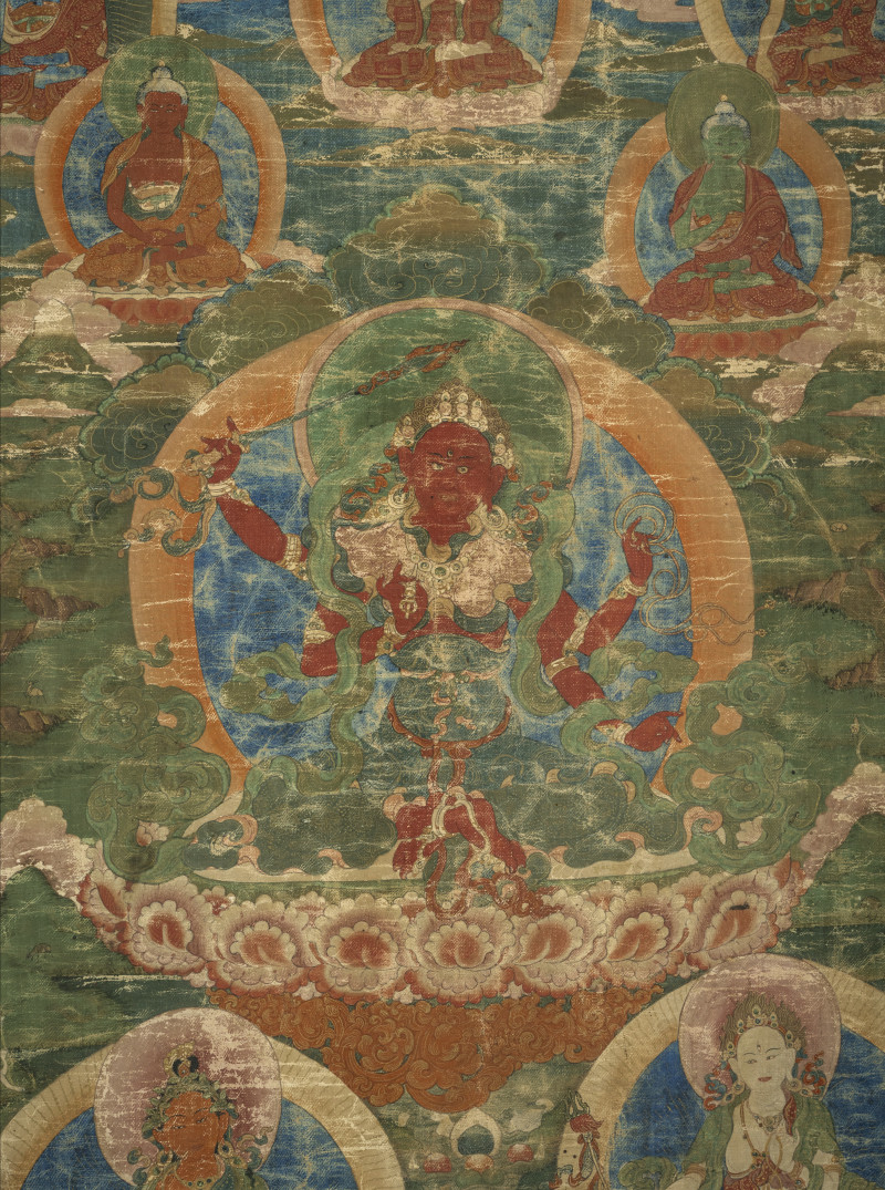 A THANGKA DEPICTING AN ESOTERIC FEMALE DIETY - 图3