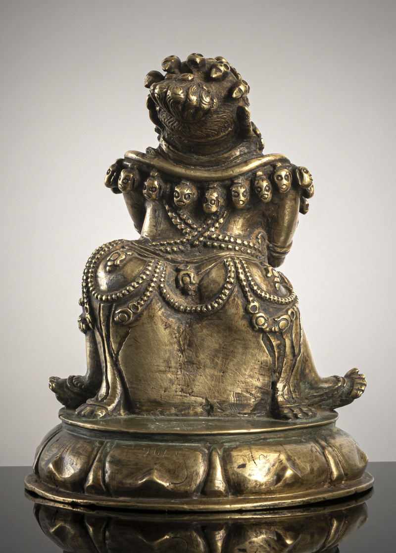 A BRONZE FIGURE OF DHAKA - 图2