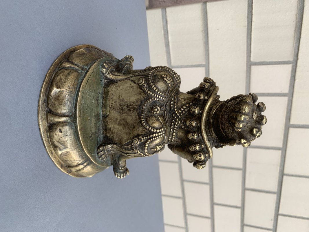 A BRONZE FIGURE OF DHAKA - 图8