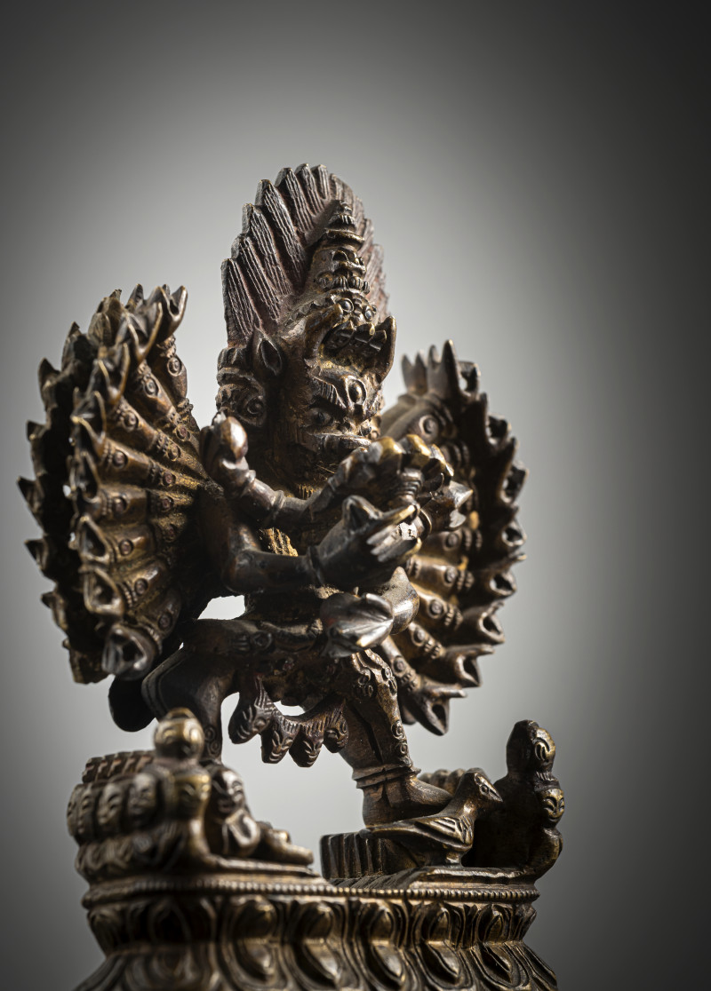 A BRONZE FIGURE OF YAMANTAKA - 图5