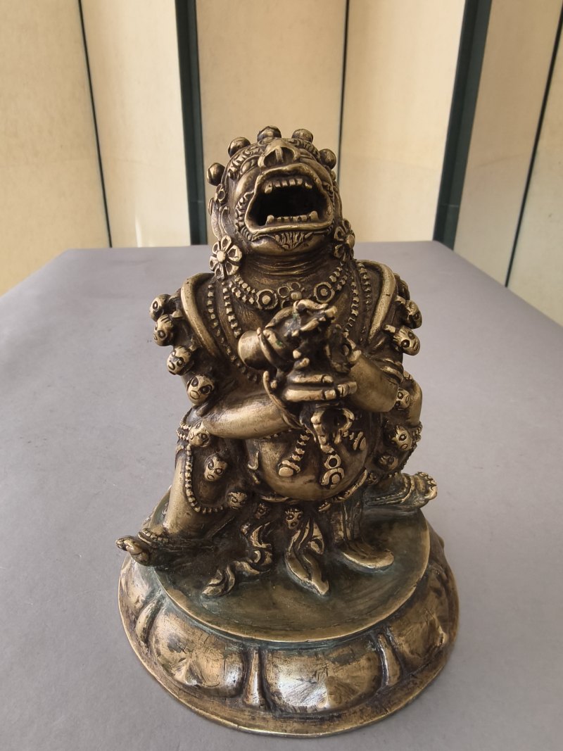 A BRONZE FIGURE OF DHAKA - 图15
