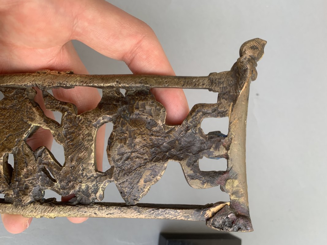 A GILT-BRONZE THRONE SECTION - 图12