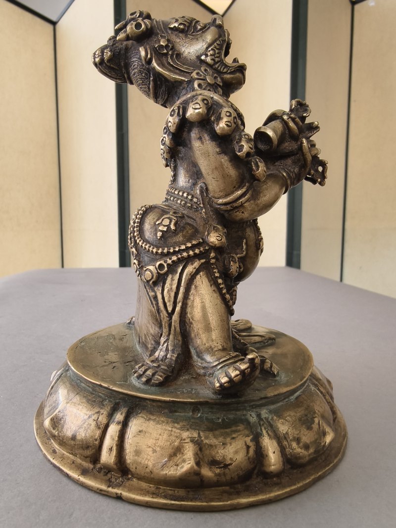 A BRONZE FIGURE OF DHAKA - 图19