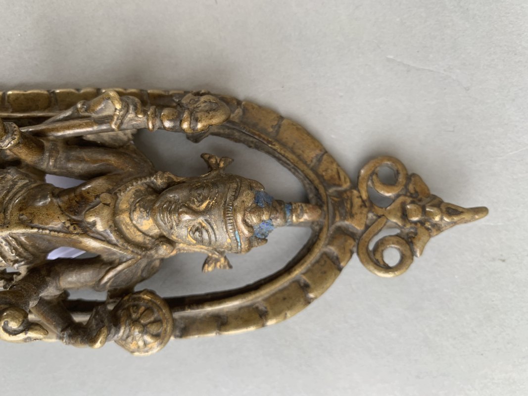 A BRONZE FIGURE OF PROBABLY VISHNU - 图7