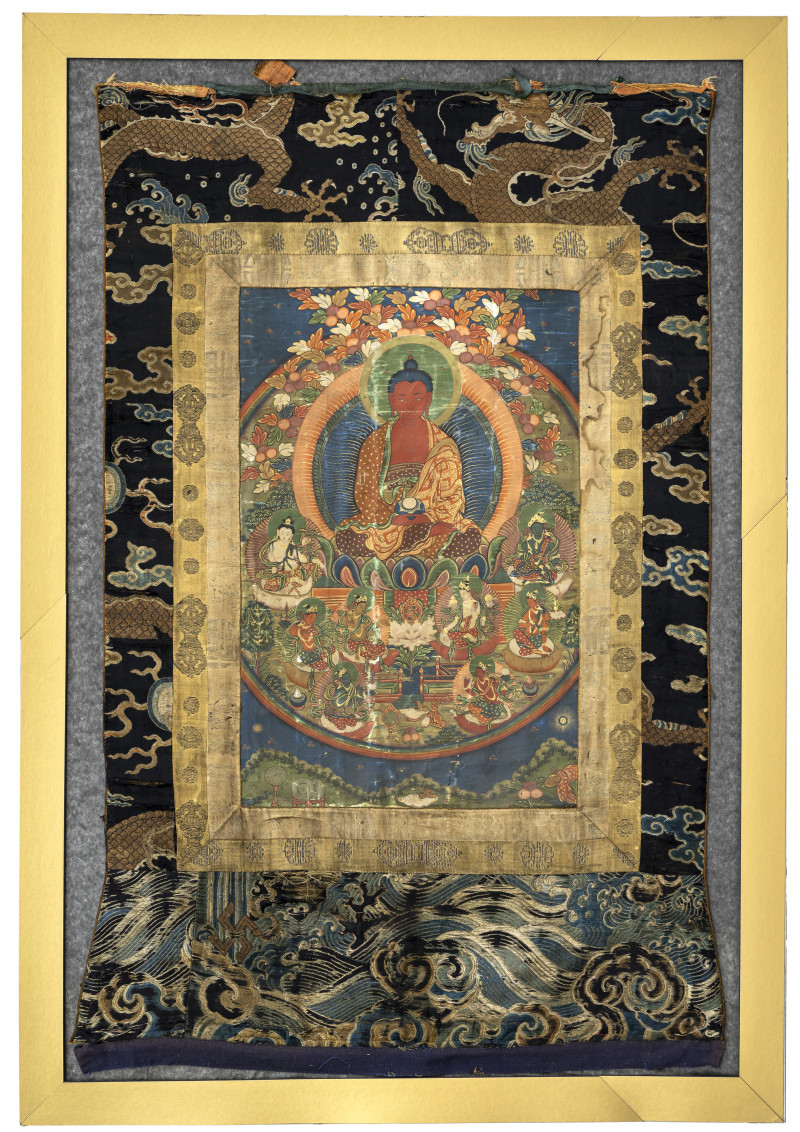 A THANGKA DEPICTING AMITABHA - 图2