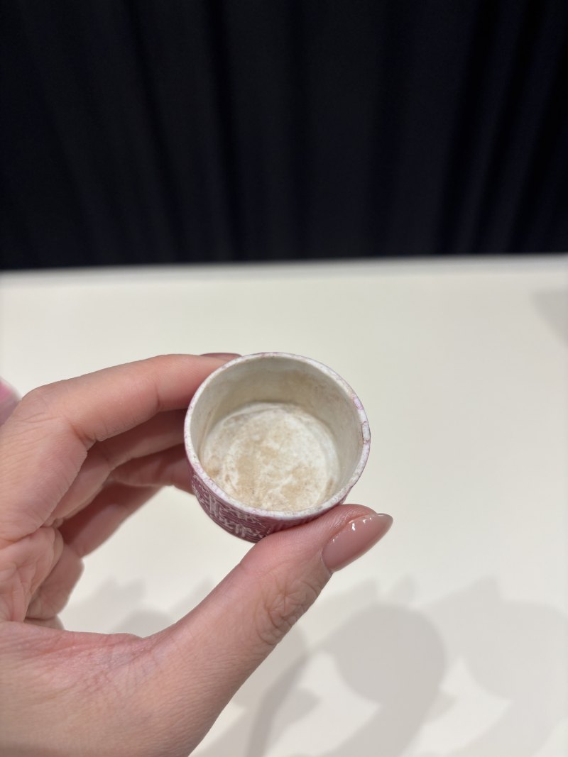 清乾隆 胭脂红锦地团寿纹方茶叶罐 - 图6