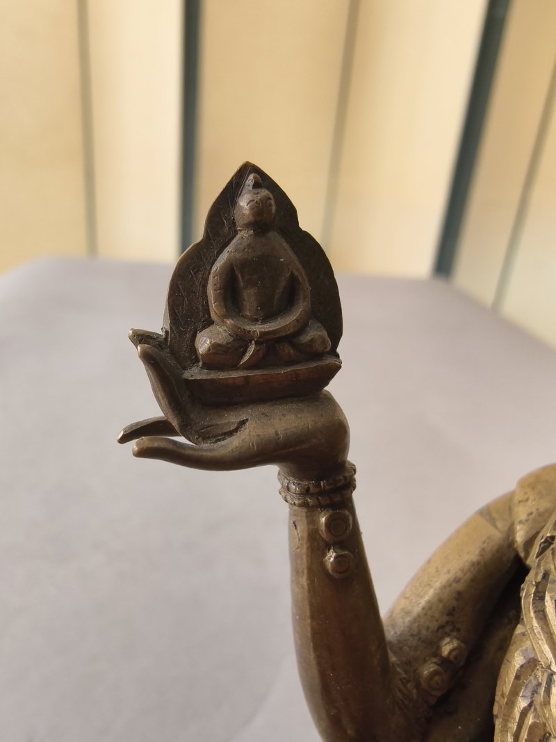 A BRONZE FIGURE OF USHNISHAVIJAYA - 图15