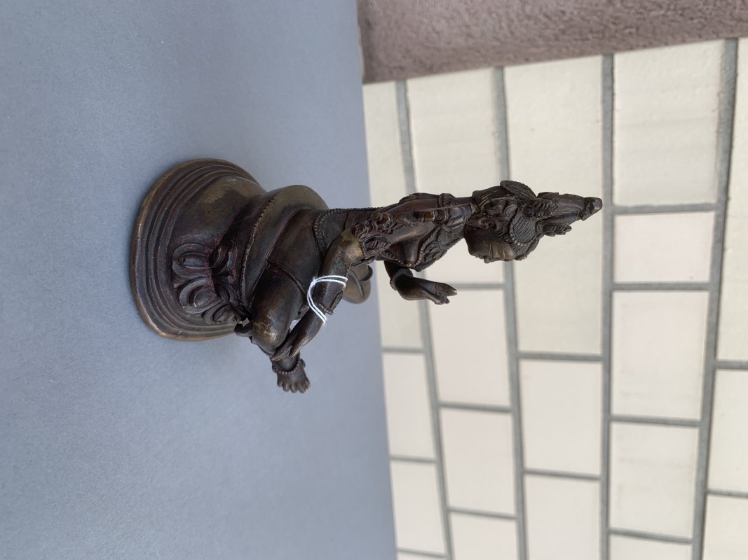 A BRONZE FIGURE OF SYAMATARA - 图9
