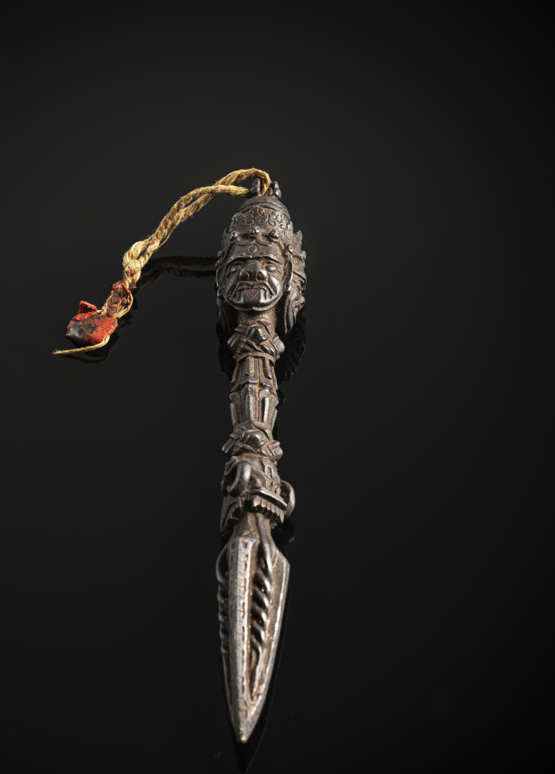 AN IRON RITUAL DAGGER, PHURBU - 图3
