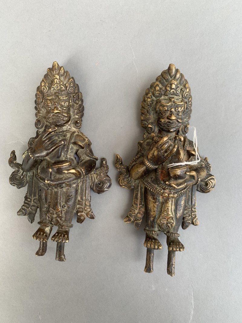 TWO BRONZE FIGURES OF MAHAKALA - 图6
