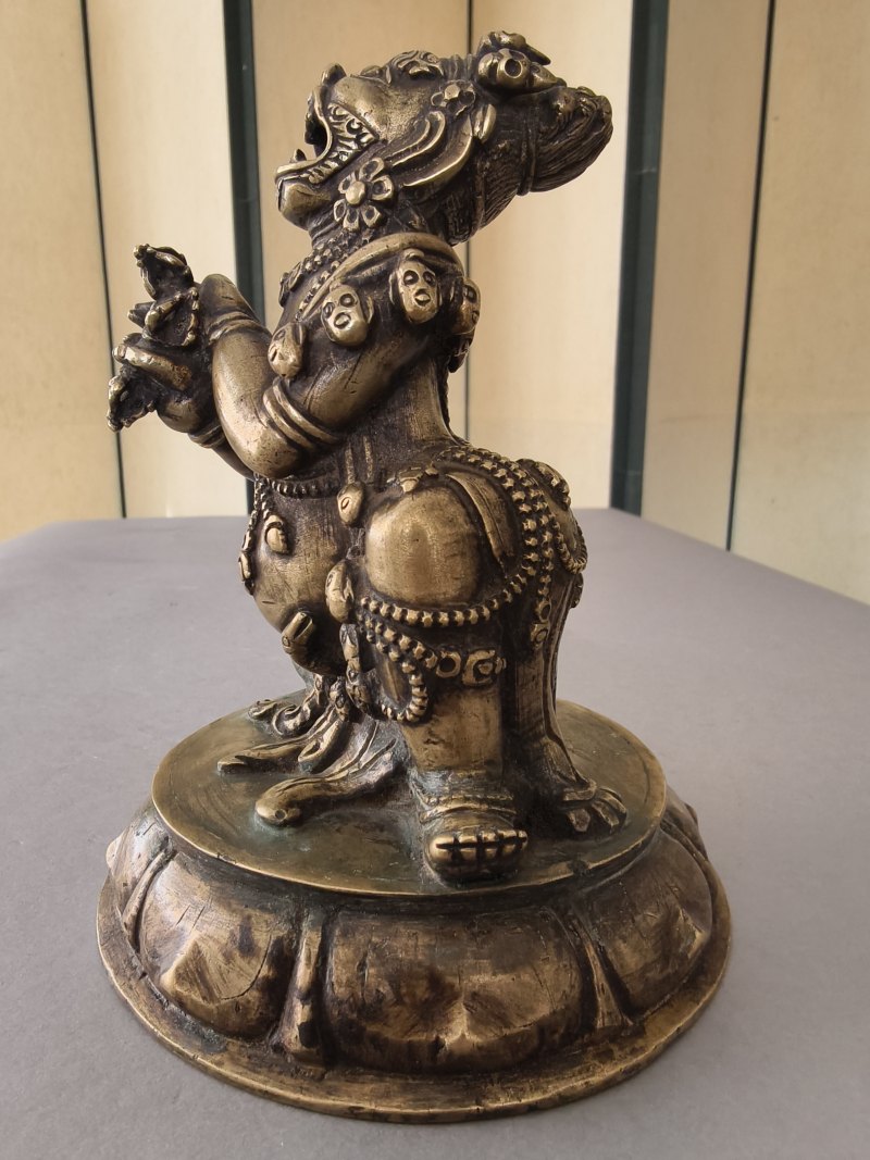 A BRONZE FIGURE OF DHAKA - 图16