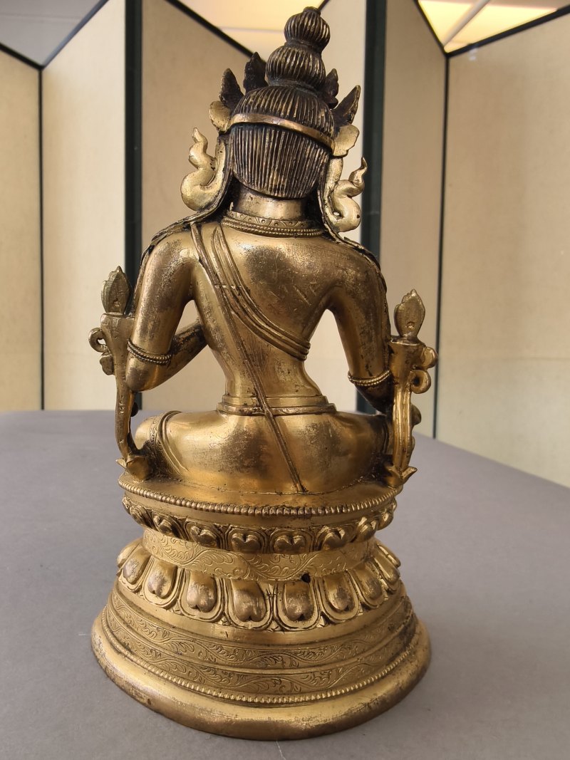 A GILT-BRONZE FIGURE OF SYAMATARA - 图15