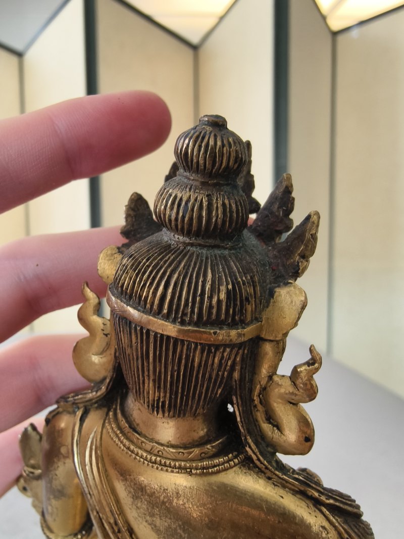 A GILT-BRONZE FIGURE OF SYAMATARA - 图19